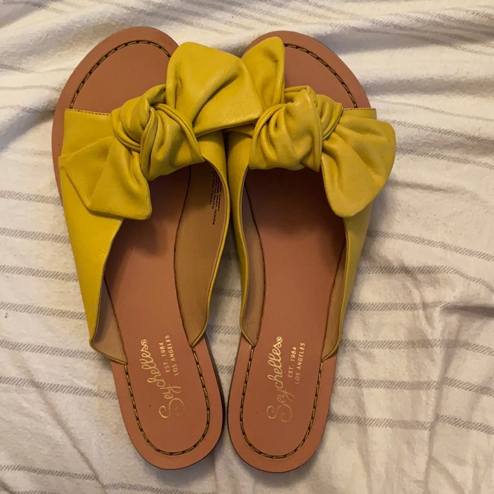 Yellow sandals